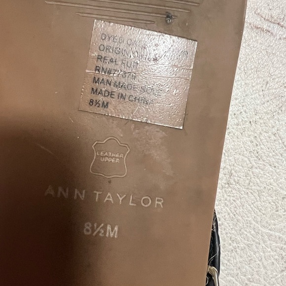 Ann Taylor size 8.5 Isabella Giraffe Print Haircalf Espadrille Flats - Picture 8 of 8